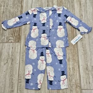 2 Piece Snowman Pajama Set